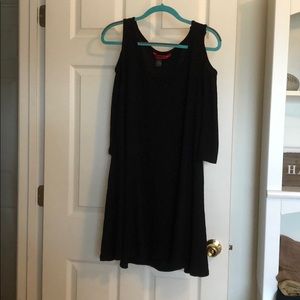 sweater dress with shoulders cut out